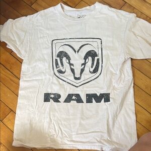 White RAM Logo T-Shirt